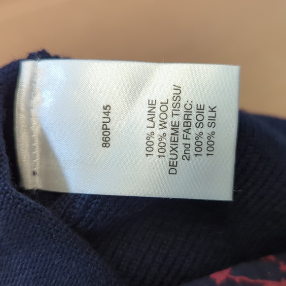 Carven graffiti merino sweater cap sleeves - Picture 4 of 4